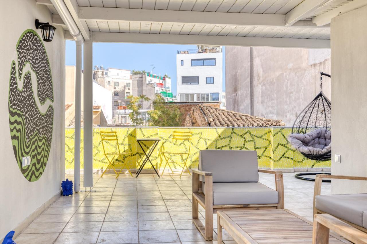 Chic Rooftop Studio W/ Terrace - Near Acropolis Афины Экстерьер фото